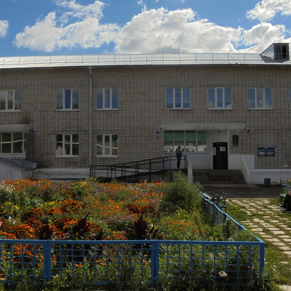 Входная группа Алнашская больница. 